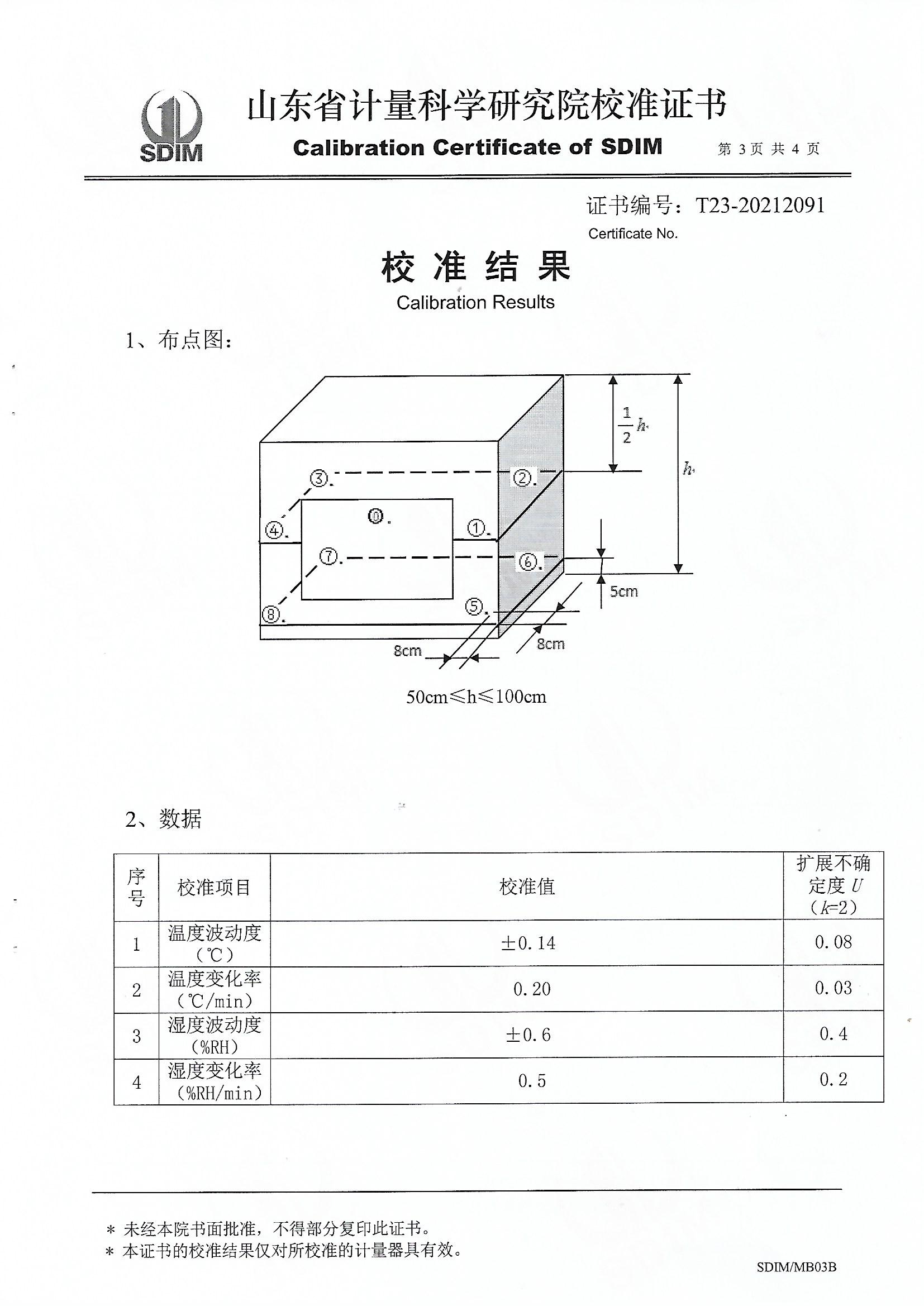 黑龍江華馨溫濕度檢定箱校準(zhǔn)證書 (4).jpg